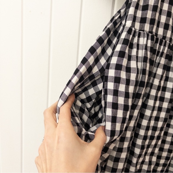 MADEWELL Linen-Blend Allie Mini Dress in Gingham
Check - Picture 10 of 10